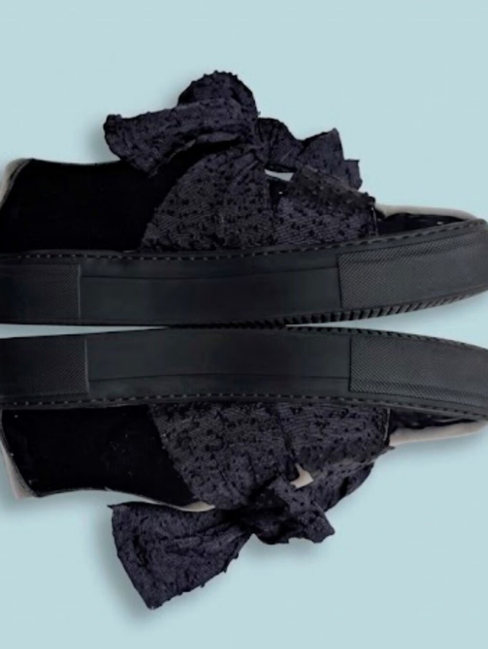 Atillio Giusti Leombruni (AGL) Patent Leather Bow Sneakers Made In Italy